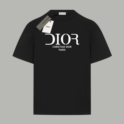 Dior Logo Cotton Short-Sleeved T-Shirt