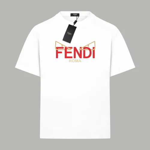 Fendi Logo Cotton T-Shirt