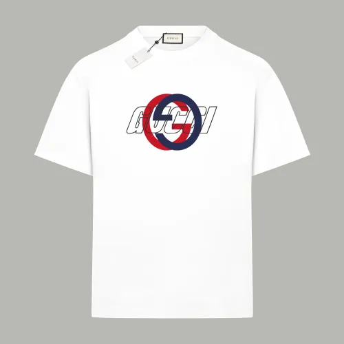 GUCCI Cotton Jersey Printed T-shirt in off white