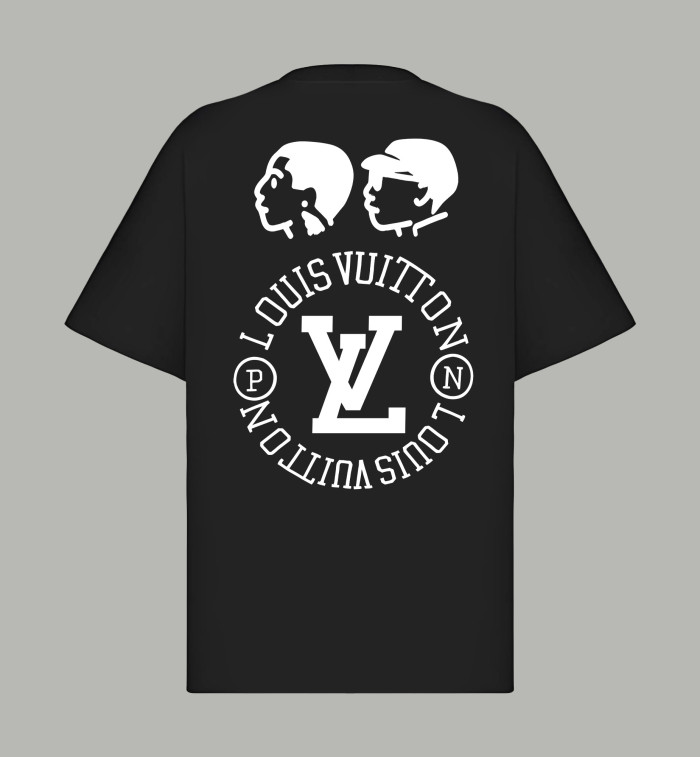 Louis Vuitton Pharrell & Nigo logo cotton short-sleeved T-shirt