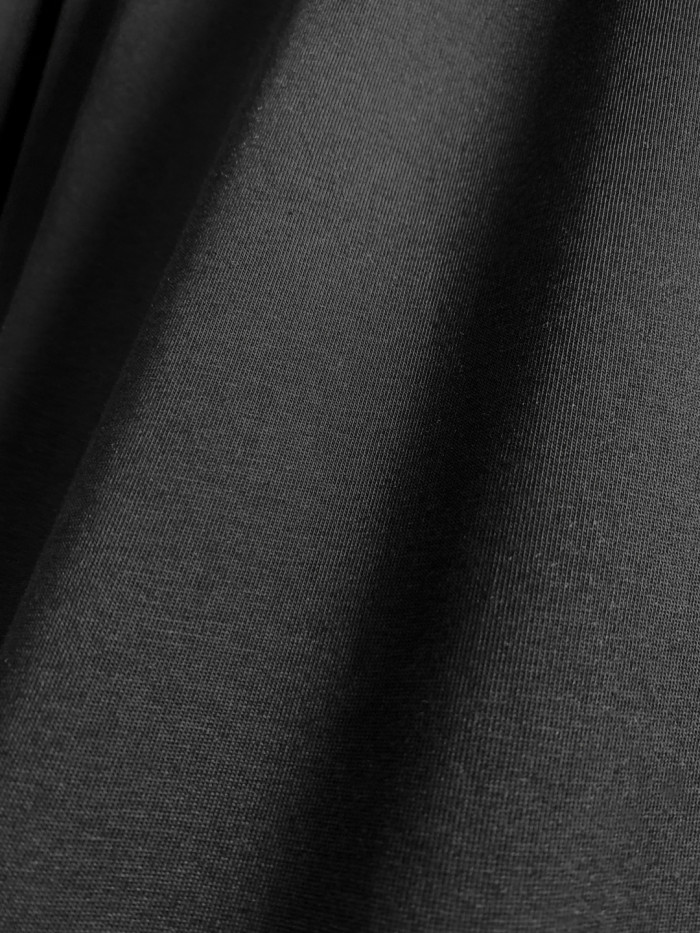 Burberry Check Trim Cotton T-shirt in Chalk
