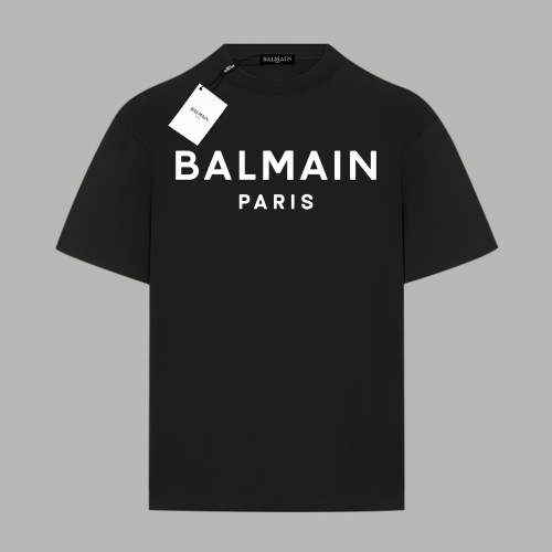 Balmain Printed Paris short-sleeved T-shirt