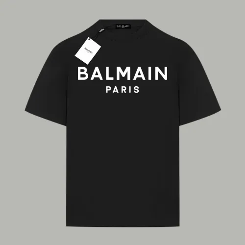 Balmain Printed Paris short-sleeved T-shirt