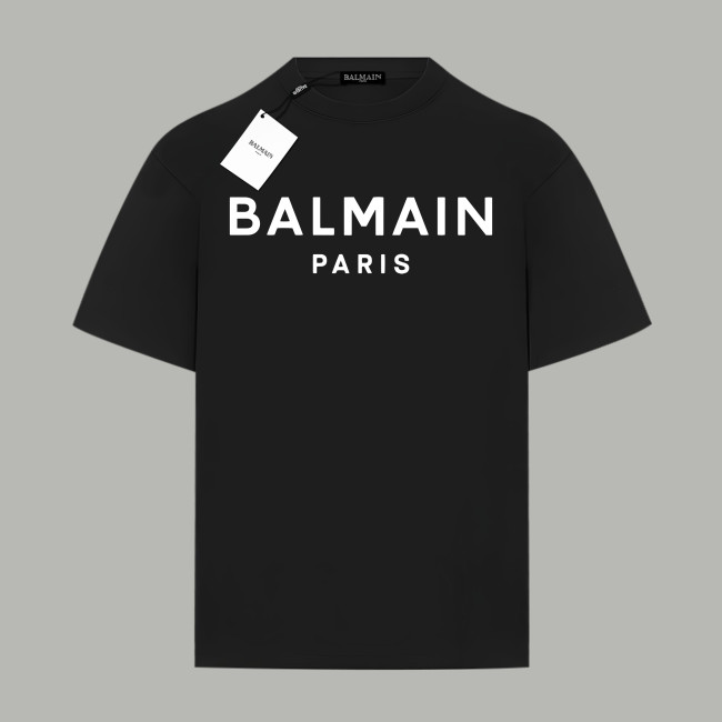 Balmain Printed Paris short-sleeved T-shirt