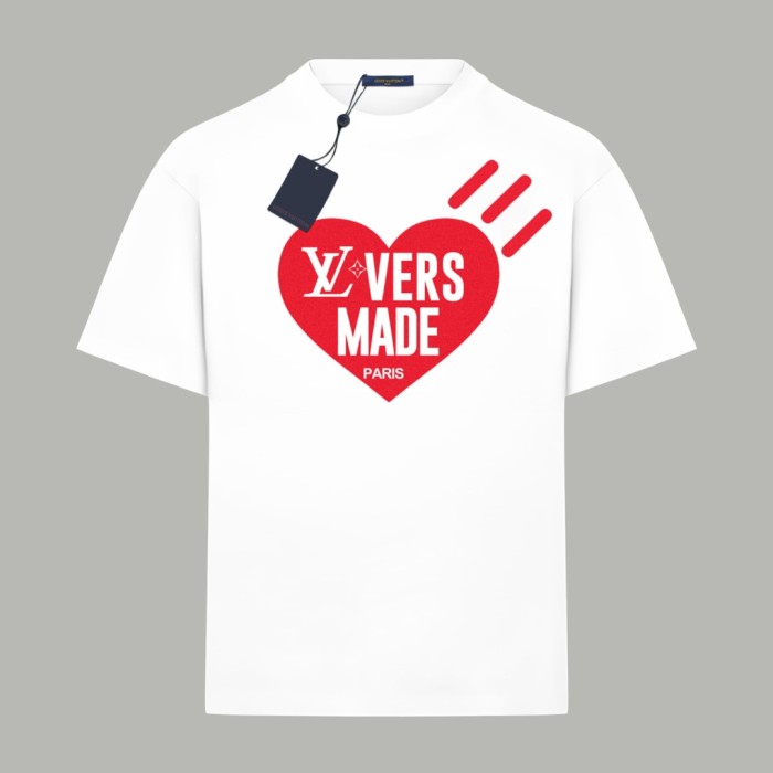 Louis Vuitton Pharrell & Nigo logo cotton short-sleeved T-shirt