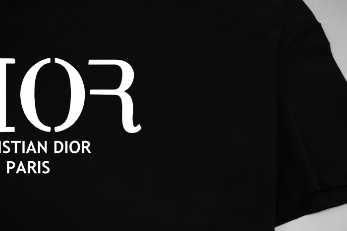 Dior Logo Cotton Short-Sleeved T-Shirt