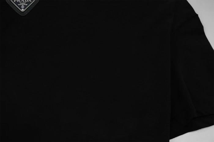 Prada triangle-logo Cotton T-shirt