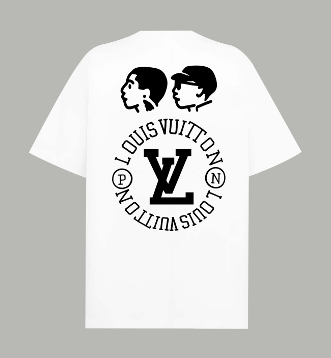 Louis Vuitton Pharrell & Nigo logo cotton short-sleeved T-shirt