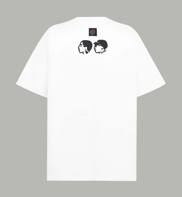 Louis Vuitton Pharrell & Nigo logo cotton short-sleeved T-shirt
