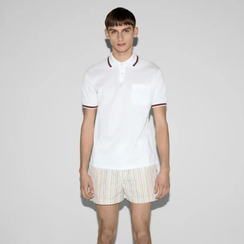 Gucci Cotton Piquet Polo Shirt