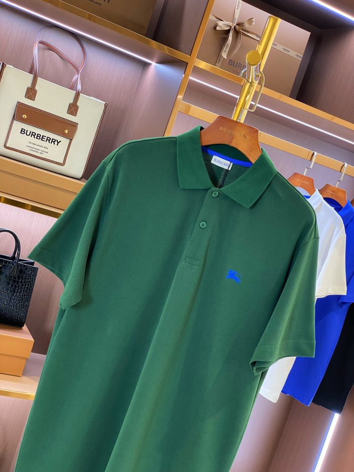 Burberry Men  Cotton Polo Shirt