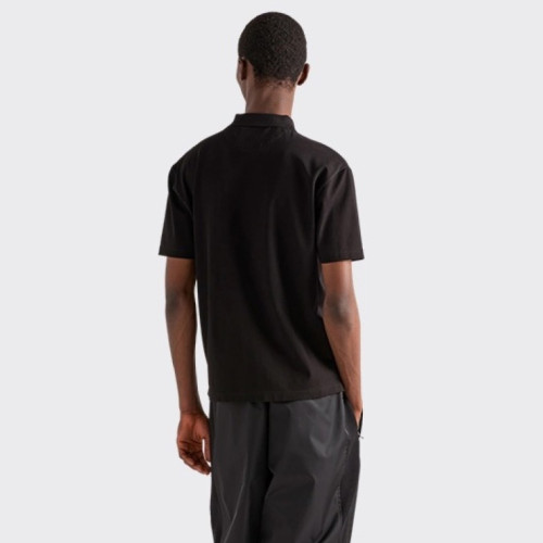 Prada Triangle-logo Cotton Polo Shirt