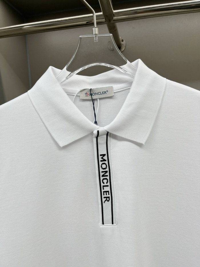 Moncler Tipped Cotton Piqué Polo Shirt