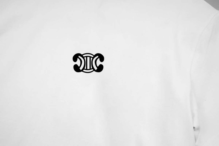 CELINE TRIOMPHE LOOSE T-SHIRT IN COTTON JERSEY
