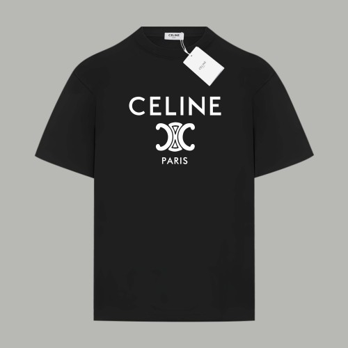 Celine Triomphe Logo Cotton Tee