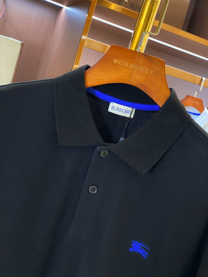 Burberry Men  Cotton Polo Shirt