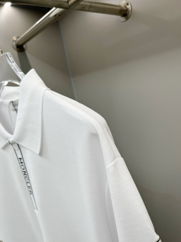 Moncler Tipped Cotton Piqué Polo Shirt