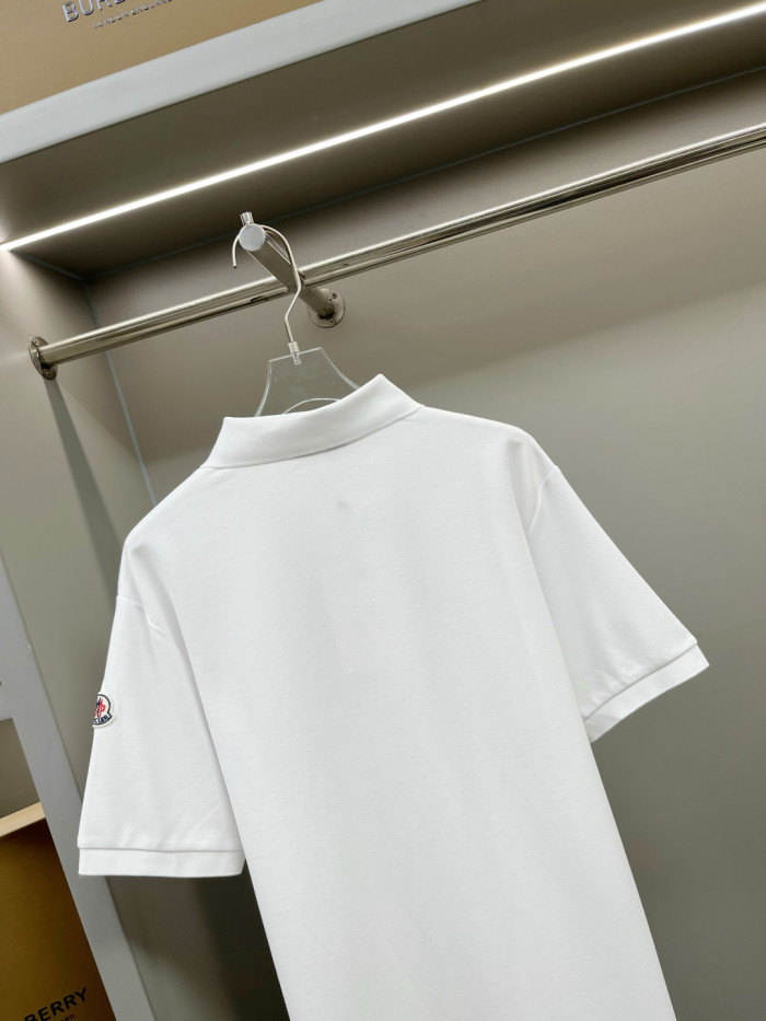 Moncler Tipped Cotton Piqué Polo Shirt