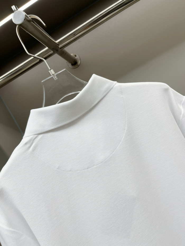 Prada Triangle-logo Cotton Polo Shirt
