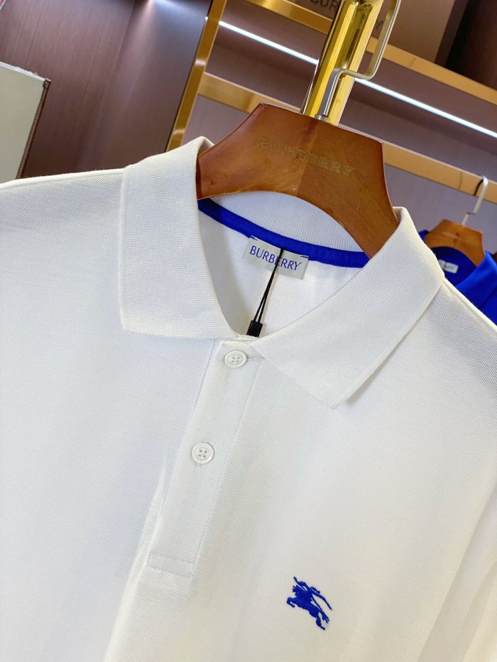 Burberry Men  Cotton Polo Shirt