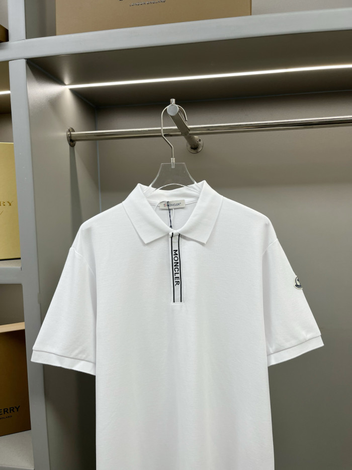 Moncler Tipped Cotton Piqué Polo Shirt
