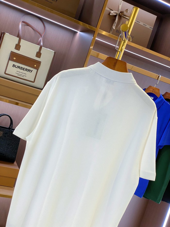 Burberry Men  Cotton Polo Shirt