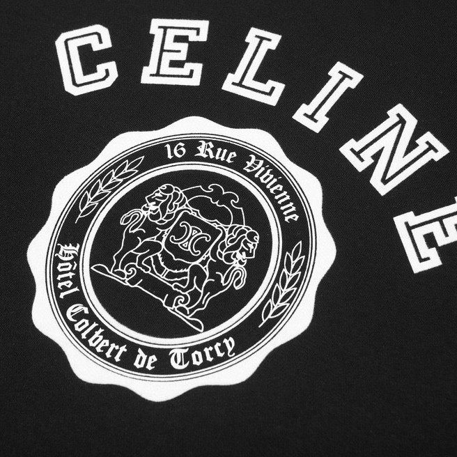 CELINE BLASON LOOSE T-SHIRT IN COTTON JERSEY