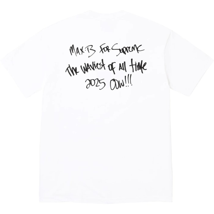 Sup Max B Tee, a photo of a rapper, short-sleeved T-shirt