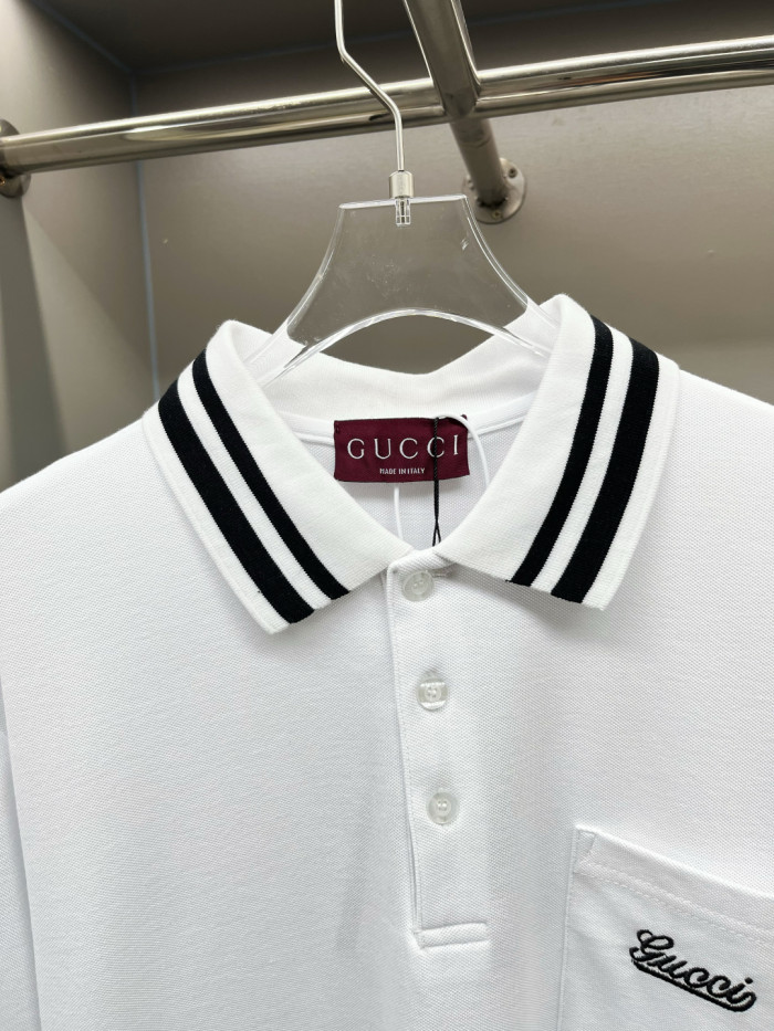 Gucci Cotton Piquet Polo Shirt