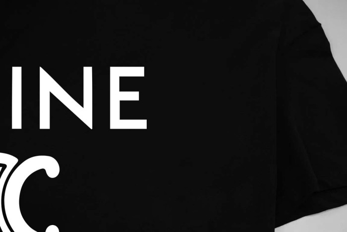Celine Triomphe Logo Cotton Tee