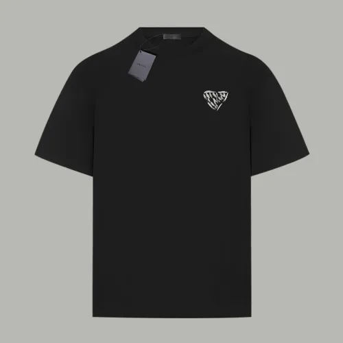 Prada Graffiti Logo Cotton Short-Sleeved T-Shirt