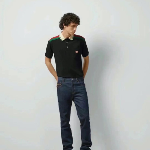 GUCCI Interlocking G Cotton Polo Shirt