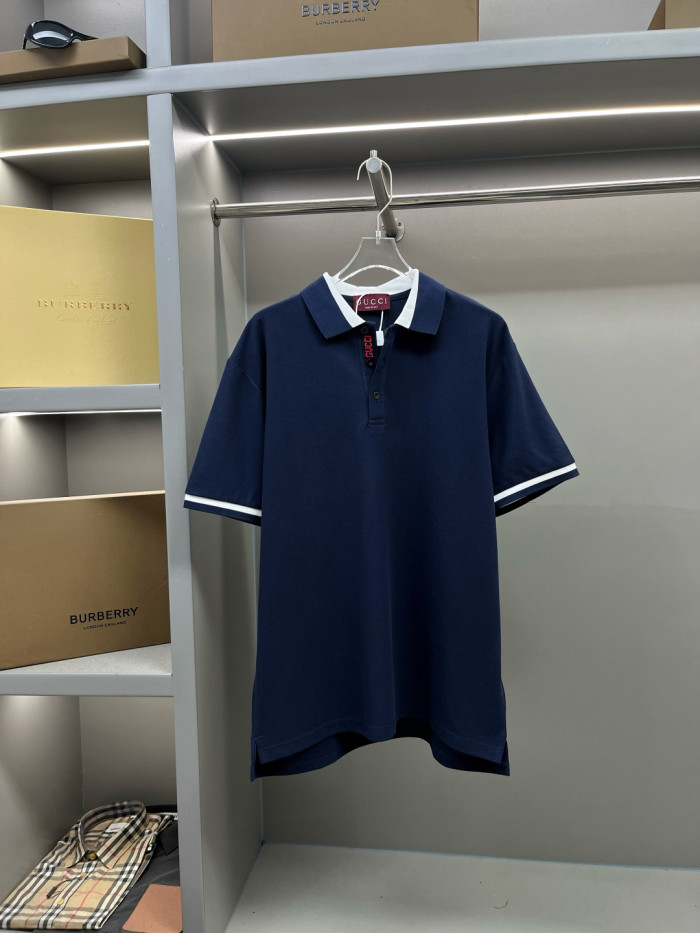 Gucci Knit Cotton Polo Shirt With Intarsia