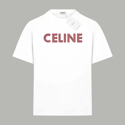 CELINE HOLLOW LOGO LOOSE T-SHIRT IN COTTON JERSEY
