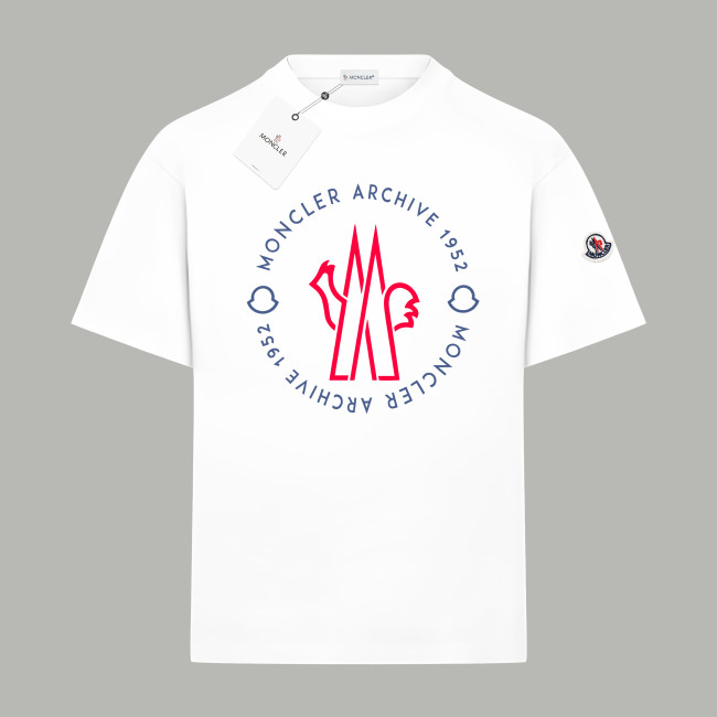 Moncler Ring Logo Cotton Short Sleeve T-Shirt