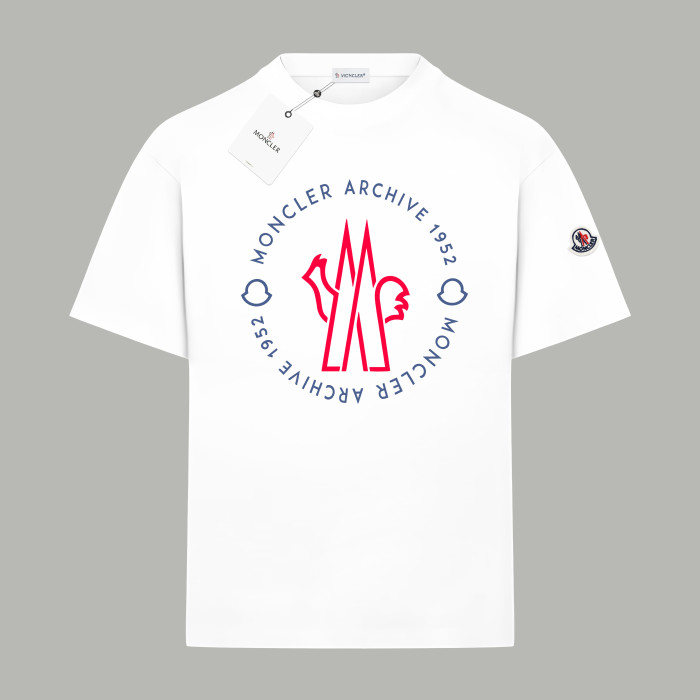 Moncler Ring Logo Cotton Short Sleeve T-Shirt
