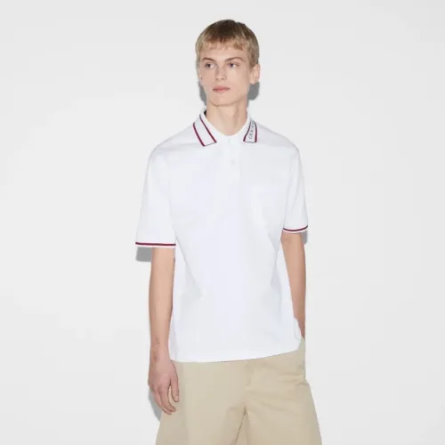Gucci Cotton Piquet Polo Shirt