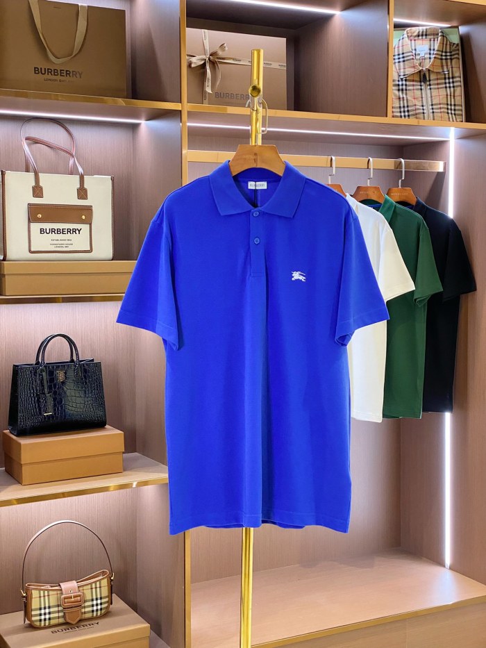 Burberry Men  Cotton Polo Shirt