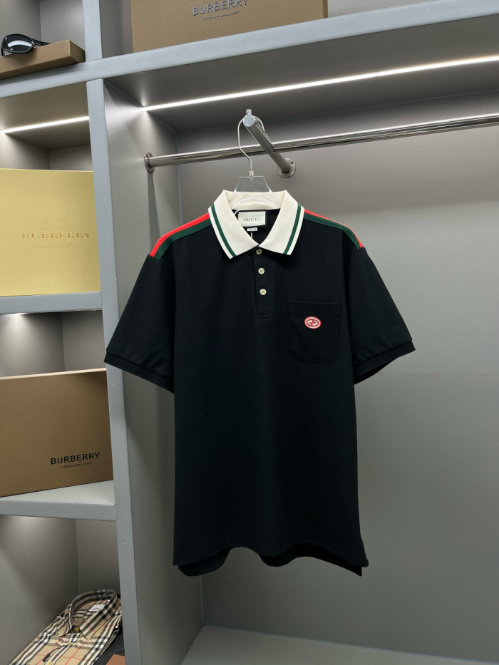 GUCCI Interlocking G Cotton Polo Shirt