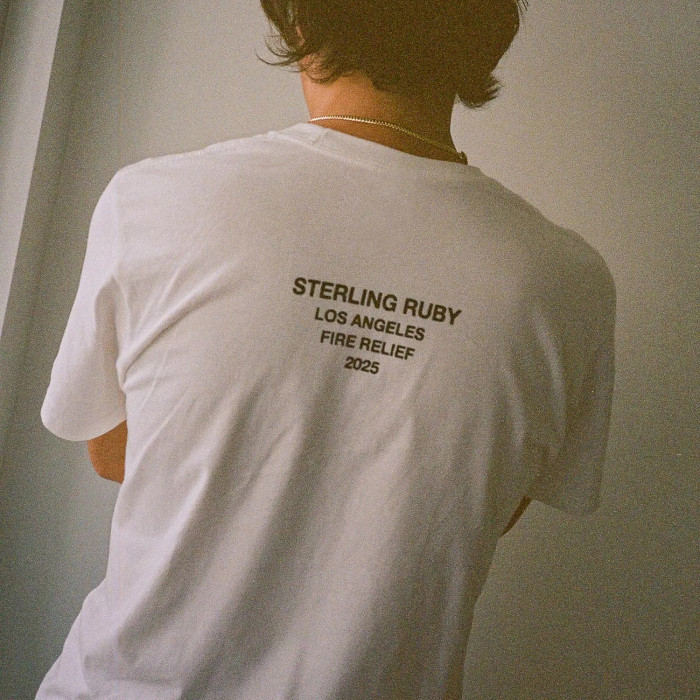 Sup Los Angeles Fire Relief Box Logo Tee