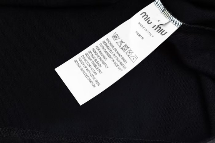Miumiu Love Cotton Jersey Short Sleeve T-shirt