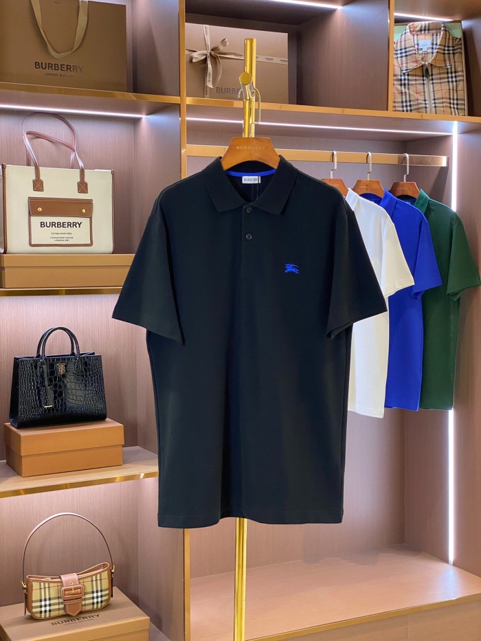 Burberry Men  Cotton Polo Shirt