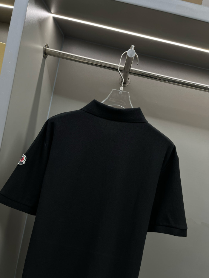 Moncler Tipped Cotton Piqué Polo Shirt
