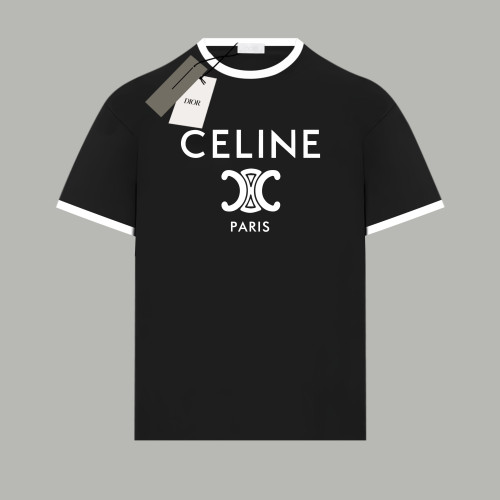 CELINE BLASON LOOSE COTTON JERSEY T-SHIRT