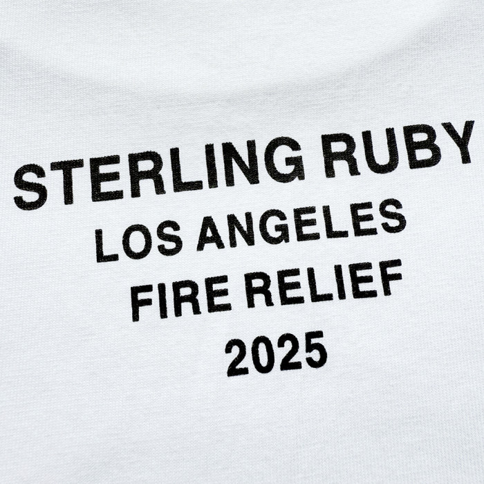 Sup Los Angeles Fire Relief Box Logo Tee