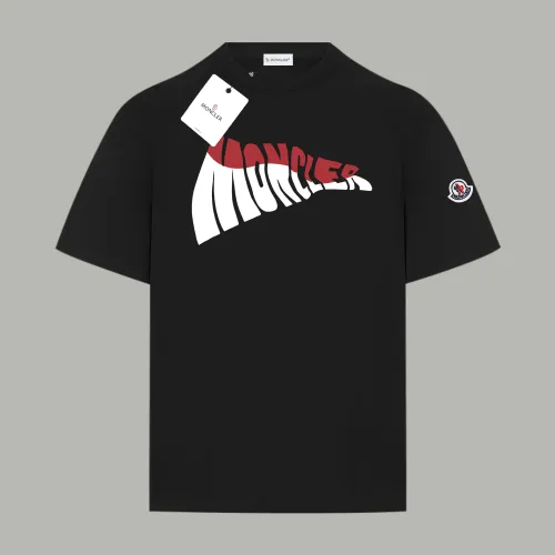 Moncler Wave Logo Cotton T-Shirt