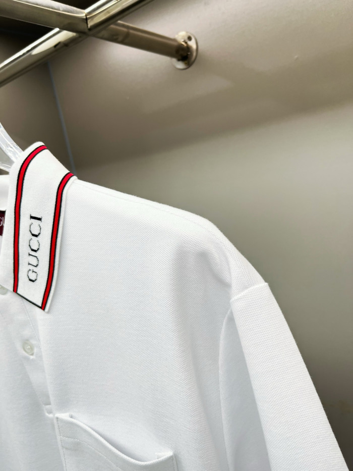 Gucci Cotton Piquet Polo Shirt