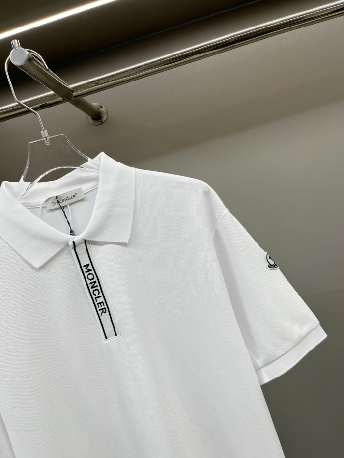 Moncler Tipped Cotton Piqué Polo Shirt