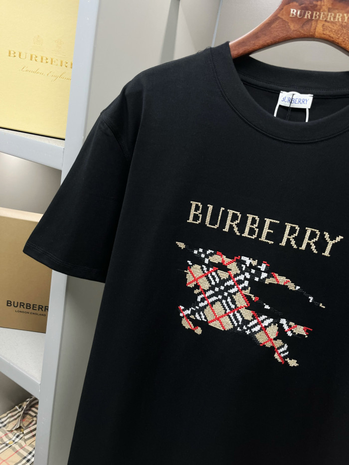 Burberry Cross Stitch EKD​ Cotton T-shirt