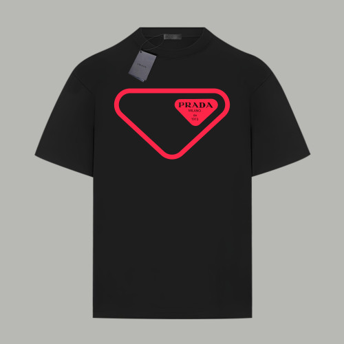 Prada Logo Cotton Short-Sleeved T-Shirt